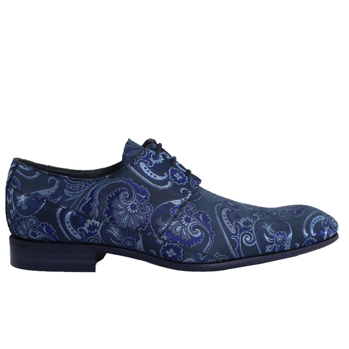 Mascolori Blue Sassaniden deep blue pointed men's shoe