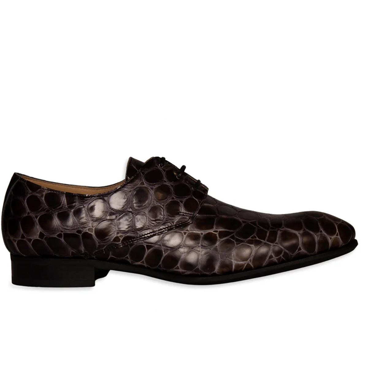 Mascolori Black Mamba schwarzer spitzer Leder-Herrenschuh